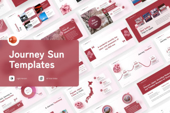 Journey Sun PowerPoint Template